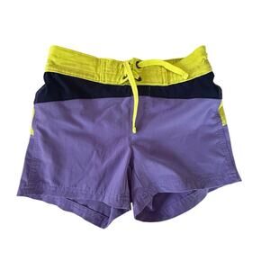 Lands End purple swim short size 8